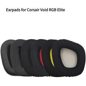 Corsair Void PRO ELITE RGB 무선 게이밍 헤드셋 귀마개 이어 패드용 교체용 이어패드 메모리 폼 쿠션 커버