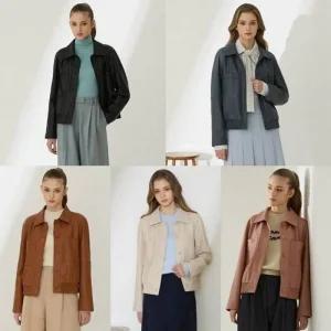[TV상품][런칭 89,000원]리오벨 FAUX 레더 재킷882267