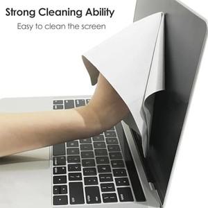 MacBook Pro 13/15/16 인치 극세사 방진 노트북 화면 청소 천 보호 팜 키보드 담요 커버