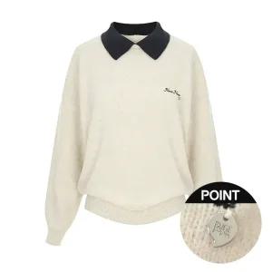 [페이지플린] 콤마자수배색카라울니트_P5CKN055M