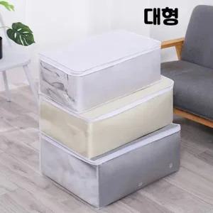 SR 투명 이불보관함 옷 의류보관함 대형 수납함 수납정리 다용도수납정리