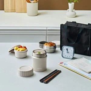 [써모스][행사]써모스 뉴 플+스 반반 보온도시락 1140ml(TKLG-1151)