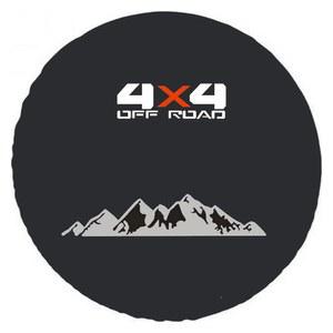 토요타 RAV4, 혼다 CR-V, 지프 컴퍼스 리버티 스페어 타이어 커버(4X4 오프로드), 휠 커버 프로텍터, 대부분의 SUV, 트레일러, RV 장착(M: 225/65R17, 225/70R16, 235/60R18)용 Aolowewin