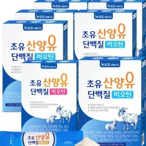녹십초 초유 산양유 단백질 분말 30포, 6개 + 15포, 1개
