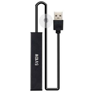 OUQUKL 어항 히터 수족관 히팅 로드 온도 조절기 소금물/식수 USB 충전용