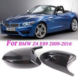 M 탄소 섬유 백미러 캡 BMW E89 Z4 컨버터블 2009-2016 용 윙 사이드 미러 커버 자동차 액세서리 글로스 블랙