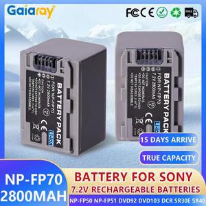소니 캠코더 NP-FP30 DVD92 DVD103 DCR SR30E 카메라용 2800mAh NP 배터리