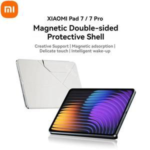 Xiaomi Pad 7 / Mi Pro 케이스 11.2 인치 접이식 플립 PU 가죽 마그네틱 스마트 슬리브 태블릿 스탠드 커