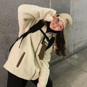 [오노마] ONM 뽀글이 여성 후리스 자켓 집업 가을 초겨울 점퍼
