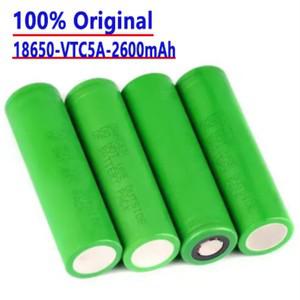 100%  3.7v US18650 VTC5A 2600mAh 충전식 리튬 배터리 30A 손전등 장난감 방전