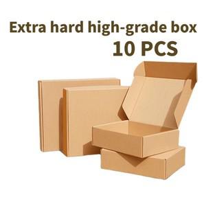 10pcs 갈색 판지 크래프트 상자 선물 포장 비누 보관 항목 항공기