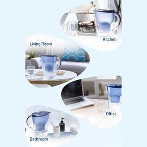 샤인인터 BRITA 3.5L 휴대용 가정용 정수 필터 필터 요소가있는 정수기 주전자 활성탄 탱크