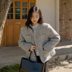 [JUST BETTER] 마레 프론트포켓 부클 숏코트