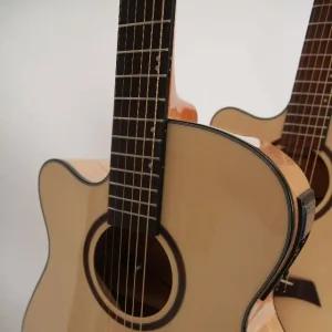 고품질 Olivia aeq 40L / EQ OM바디 왼손 어쿠스틱 기타 (W8D5249)