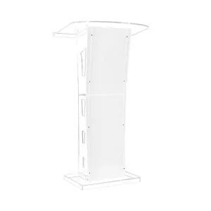고품질 1인용 아크릴 단상 투명 PD01C_037 탁상 연단 강대상 (WBA7850)