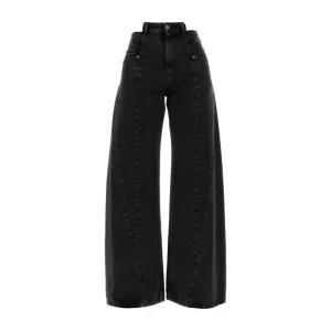 메종마르지엘라 와이드 하이웨이스트 데님 진 S51LA0133S30496 961