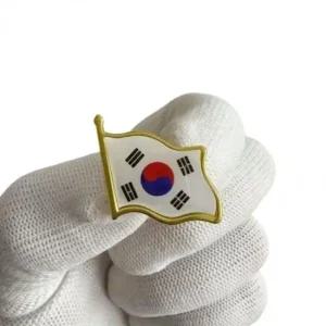 태극기뱃지 기본 핀뱃지 태극기뱃지 대한민국뱃지 군인뱃지 태극마크 군인용품