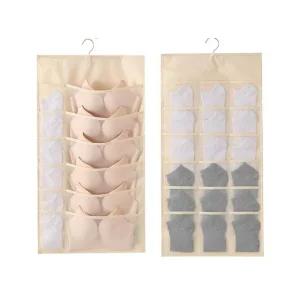 고품질 양면 칸막이 양말 수납 걸이 정리 30구 칸칸이정리함 (WFK60S9)