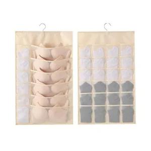 고품질 양면 칸막이 양말 수납 걸이 정리 36구 칸칸이정리함 (WFK60S6)