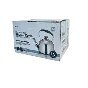 맑은하루 스텐 IH 인덕션 실버주전자 1.5L