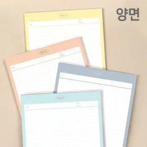 [셀러에이드]플랜비 메모패드 B5 색상랜덤