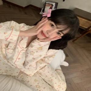 고고딜 귀여운 잠옷 곰 순면 긴팔 잠옷 봄 가을 홈웨어 신상