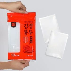 두꺼운 국산 투명비닐 김장봉투 중형 개별포장 24매 이불비닐