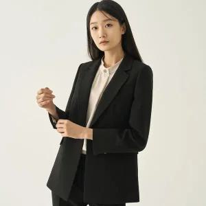 [하프클럽/]여성 베이직 정장 셋업 자켓 LFFJNA01_BK