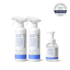 [세스코] 마이랩 항균 핸드워시 500ml + 항균 풋샴푸 490ml x 2개