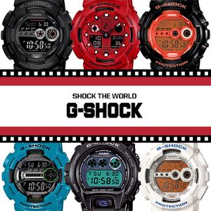 G-SHOCK/쥐샥모음/군인시계/방수기능/스포츠시계/스톱워치/타이머/월드타임/DW-6900/GA-100