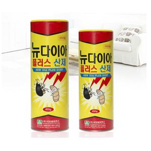 뉴다이아플러스 산제+끈끈이추가(약국 뿌리는바퀴벌래약 노래기 구더기 잔류성살충제)