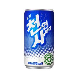 천연사이다 190ml 30캔 음료수 캔음료