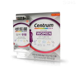 센트룸 실버 멀티비타민 포우먼 1514mg 112정 코스트코 미네랄