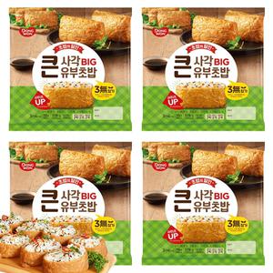 동원 큰 사각 유부초밥 378g x 4봉 네모유부초밥