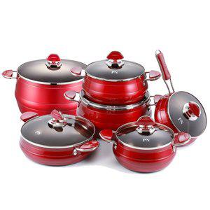 [PN풍년] 포시아 레드 냄비 5종 SET + 곰솥28cm