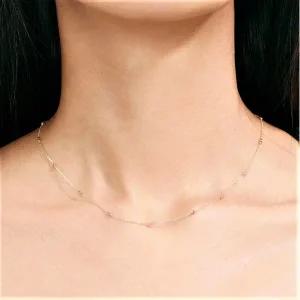 [롯데백화점]로이드 [GB] 핑크컷팅볼믹스 14K GOLD 체인 목걸이 LNC21030G