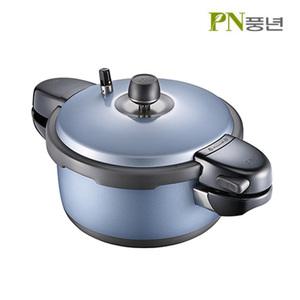 PN풍년 압력솥 블랙펄 컬러 4인용 압력밥솥 컬러쿡 메탈블루