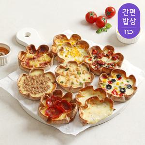 [다신샵] 통밀당 시카고 씬피자 8종 8팩 골라담기 / 100%통밀도우&자연치즈