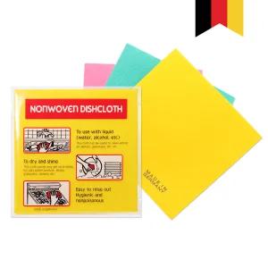 프리미엄 독일 직수입 행주 3p x 10ea 30장 / 업소용 컬러 부직포 빨아쓰는 행주 3p칼라opp