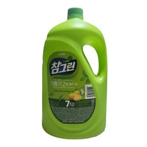 기름기제거 참그린 주방세제 레몬녹차뽀드득 3L