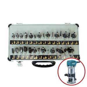 마끼다 호환 트리머비트 세트 30PCS RT0702C M3702B M3700B 트리머 비트