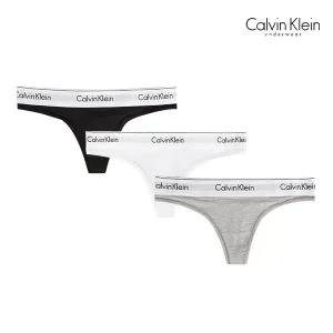 [Calvin Klein Underwear]캘빈클라인 CK 언더웨어 코튼 여성 티팬티 면 속옷 3종택일