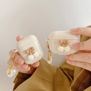 체리 리본 에어팟 케이스 진주 조개 키링 세트 1세대 2세대 호환 프로 3세대 심플 러블리 선물