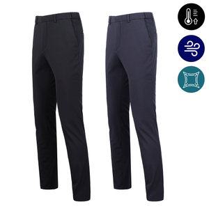 남성 기모정장바지 융털 보온 밴딩 겨울 기지바지 빅사이즈