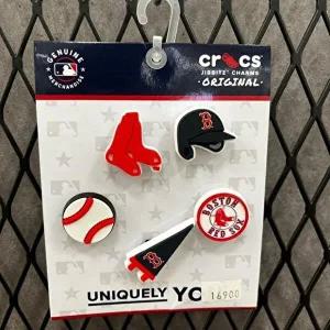 [셀러허브 1]크록스 HC02 보스턴 레드삭스 5팩 번들 BOSTON RED SOX JIBBITZ 5PCK BUNDLE 10012522