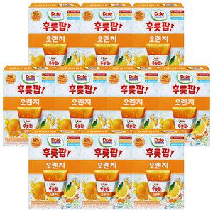 Dole 얼려먹는 주스 후룻팝 오렌지 8입 x 10개 / 과즙 디저트 간식