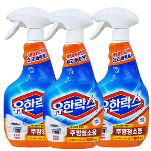 유한크로락스 유한락스 주방청소용 600ml 3개