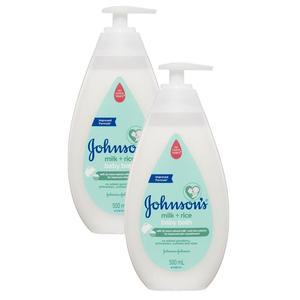 Johnson's Baby Bath Milk & Rice 존슨즈 베이비 바스 밀크 앤 라이스 500ml 2팩