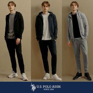 [유에스폴로][U.S. POLO ASSN.] 화이트라벨 코튼블랜드 플리스 이지웨어 남성