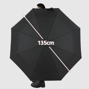 [제이큐]자동 우산 커플 암막 휴대용 미니 양산 겸용 3단 대형 135cm 2인용